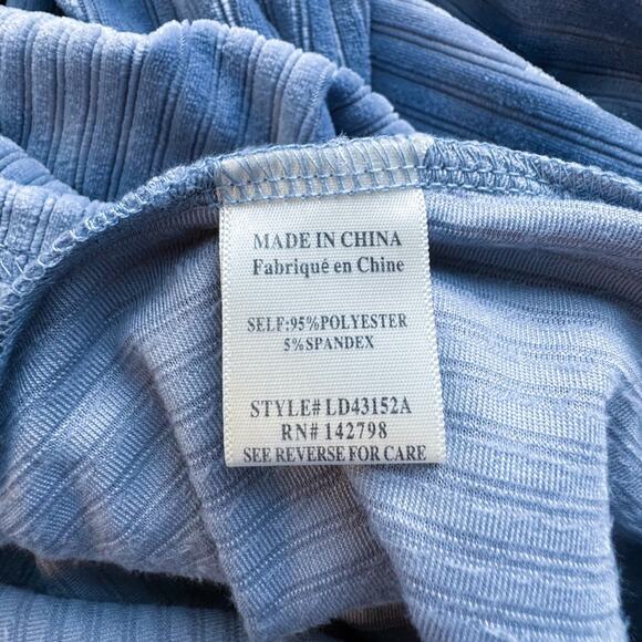 Altar’d State Midi Textured Velour Dress Cottagecore Minimalist Cozy Stretch - Picture 7 of 7